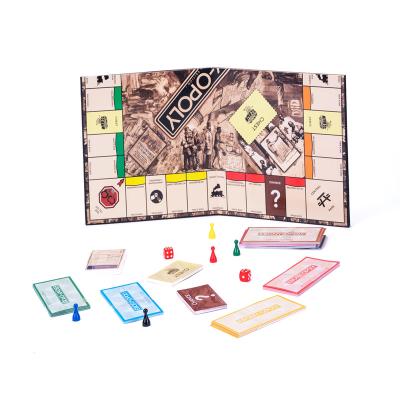 China Custom Paper Board Game Pawn Dice Patchwork Plastic Board Game With Game Fun Board Game for sale