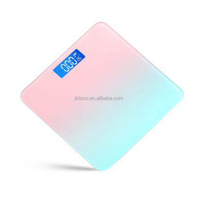 China Tempered Glass+ABS Plastic Electronic Personal Bathroom Digital Scales BL-1603 180kg CE/ROHS for sale