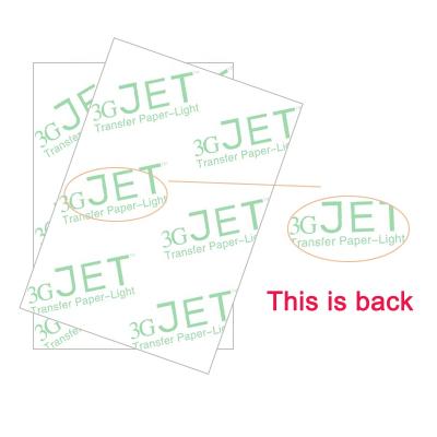 China Garment 3GJET Dark Color Opaque Heat Transfer Paper for sale