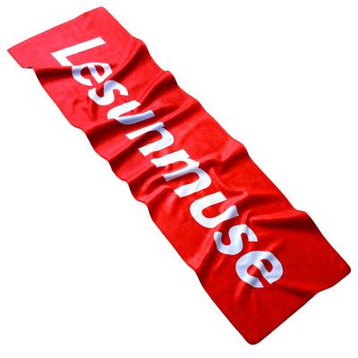 China Soft Custom Printed Towel Polyester Microfiber For Gathering Support Promotion Advertising Low MOQ Match Sublimation Print On Towels for sale