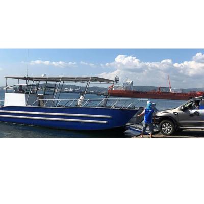 China Aluminum CCS Certified 10 x 3m Landing Craft Boat Boat for 25 Passengers and 5 Tons Loading for sale