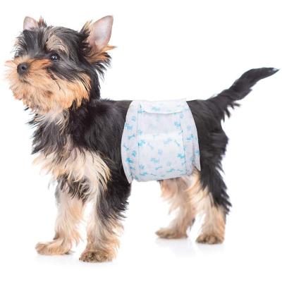China Puppy Diapers Disposable Diaper Dog Diaper Pet Dog Diapers Printed Custom High Absorbent Training Diaper for sale