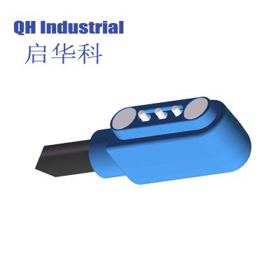Chine 3Pin Autriche magnétique 2Pin mâle et femelle 1A connecteur pour Apple 4Pin Pogo pin chargeur magnétique avec câble à vendre