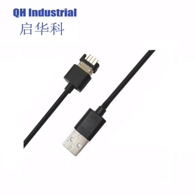중국 2A~3A 700gf Stong 자기력 80cm 고품질 남성 & 여성 4Pin 자석 위탁 USB 케이블 연결관 판매용
