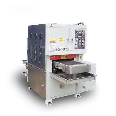 China Double Speed Three Motor Sanding One Wheel Magnetic Water Mill Wire Drawing And Derusting Building Material Sanding Machine for sale