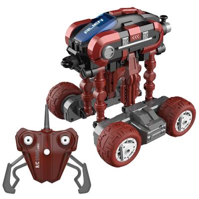 China RC Hobby Toys 2021 RC Monster 4WD Stunt Car High Speed Leg Shake New Long Down Electric Car Toy Car Remote Control Children for sale