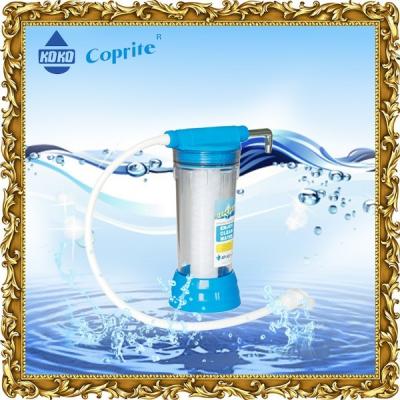 China Blue & clean Countertop Water Treatment Filters , 10inch Plactic Water Sediment Filter Italian type for sale