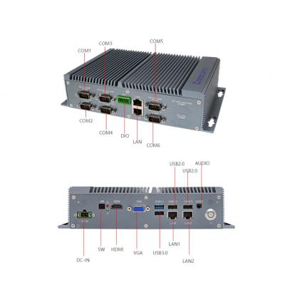 China Ennoconn CES-RJ19-W46A Model J1900 CPU 8G Ram 1TSSD Compact Computer Low Power Mini PC 244 x 153 x 57.5 mm for sale