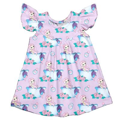 China Viable Kids Clothes Girls Dress Design Summer Baby Clothes Mermaid Kids Summer Dress for sale