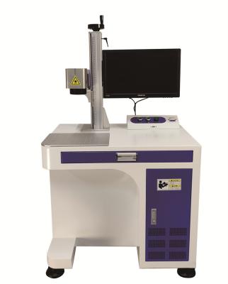 China Joylaser Focus Fiber Laser Air Cooled Automatic Engraving Machine For Glass Plastic for sale