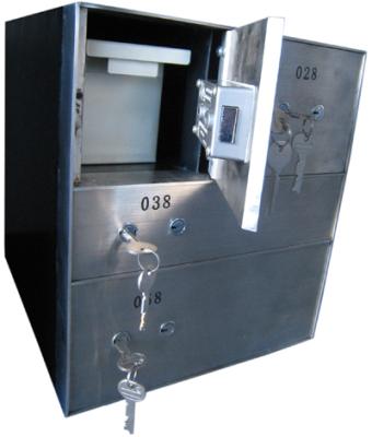 China Security& Large Key Pad Suit Stainless Steel Safe Locker For Bank And Office Use for sale