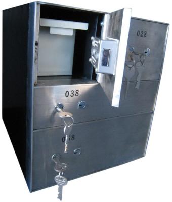 China Used In Banks Good Quality Key Lock Combination Steel Bank Safe Box for sale