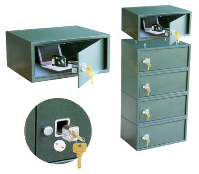 China Security& Removable Mechanical Key Pad Lock Combination Safe Box On Handing for sale