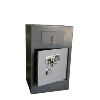 China Security& Top Quality Protection Drop Deposit Bank Digital Safe Box With LED And Key Lock for sale