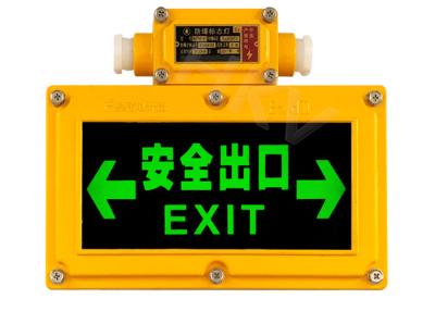 Cina Segni dell'uscita di IP65 LED con illuminazione di emergenza in alloggio di alluminio di aviazione in vendita