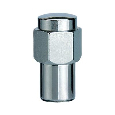 China Wheelsky Anti Theft Chrome Plated Steel Tapered Seat Acorn Wheel Lug Nuts for sale