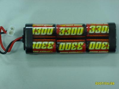 Chine Batteries rechargeables SC3300mAh 7.2V, paquet de la voiture NIMH de R/C de batterie au lithium à vendre