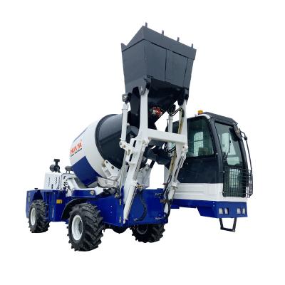 China Hotels Factory Direct Sales Mini Cement Mixer Machine Concrete Mixer Truck Self Loading Concrete Mixer for sale