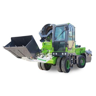 China Hotels China Mobile Cement Mixer Truck 2 Small Self 3 M3 Loading Concrete Mixer Truck for sale