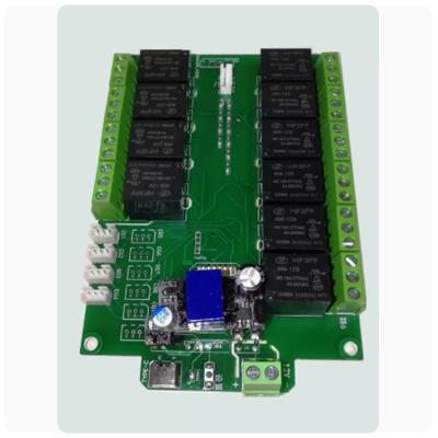 China Tuya 10 Channel WiFi Remote Control RF Relay Support 4 Way Temperature and Humidity Control DHT11 AM2301 DS18B20 Signal Input 10CH for sale