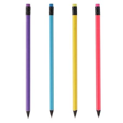 China mental ball pen pencil 4 color ballpoint pen with mechanical wooden pencil for sale