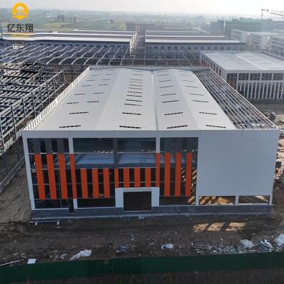 China Industrial Prefabricated Steel Frame Contruction Buildings Large Span Steel Structure Warehouse for sale