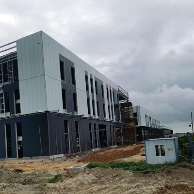 China Fast Build Steel Structure Warehouse Building Large Span Light Steel Frame Construction for sale