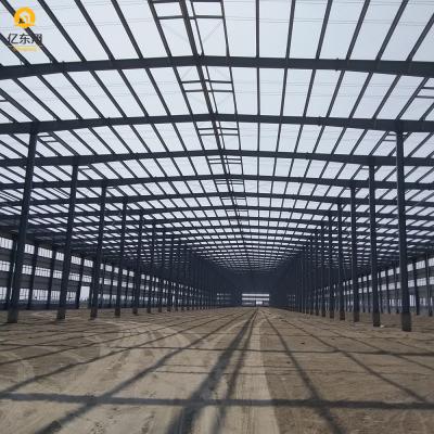 China Glass Magnesium Board Floor Design Concept Prefabricated Metal Building With Large Span for sale
