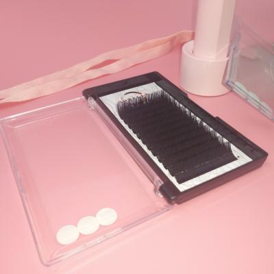 China OEM Korean Mink Natural Professional Fake Light Top and Different Mega Soft Volume Eyelash Extensions for sale