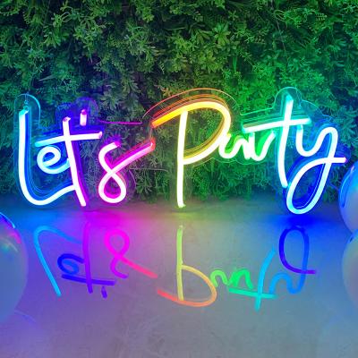 China Buildings Custom Outdoor Acrylic Neon Signs Love Wedding Neon Sign Party LED Neon Signs Letters for sale