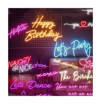 China Buildings Drop Shipping Led Custom Neon Signs Advertising Neon Light Signs Custom Neon Sign For Wedding Bar Party Decoration for sale