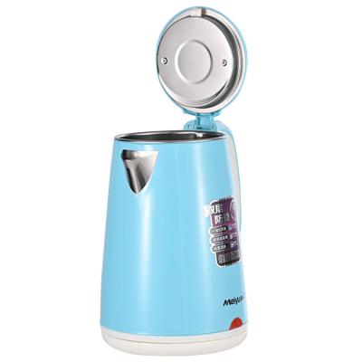 China Life 360 Degree Base Electric Kettle Blue Element Rotation Kettle Stainless Steel Thermos for sale