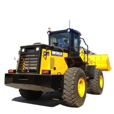 China Construction works World CE ISO 4 Wheel Drive 5 Ton Wheel Loader Used For Construction W156 for sale