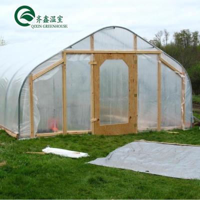 China Estrutura de aço galvanizado a quente de alumínio Agricultura Túnel Estufas para vegetais à venda