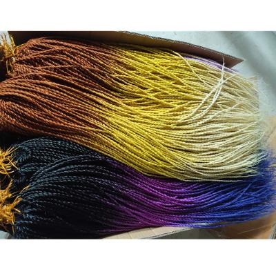 China Hand Tied Twist To Customize High Temperature Synthetic Fiber Soft Dreads 30Strands Senegalese Twist Braids Crochet Braids For Women for sale