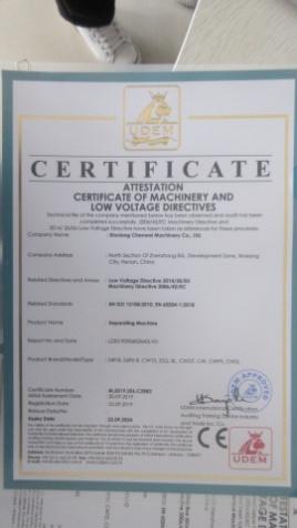 CE - Xinxiang Chenwei Machinery Co., Ltd.