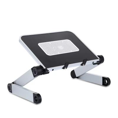 China Wholesale Adjustable Height Height Adjustable Table 360 Rotation Laptop Bed Home Office Aluminum Foldable Computer Desk (Height) for sale