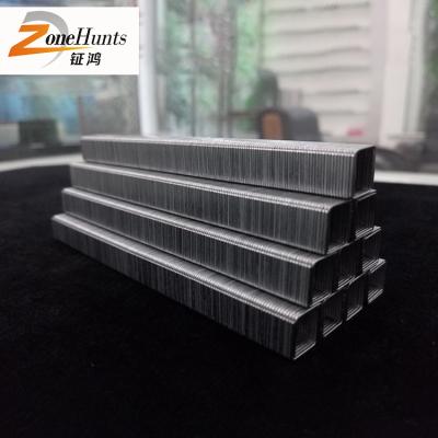 China Sofa Brad Nails Metal Pneumatic Fastener Pneumatic Fastener 14/30 14 Sofa Staples Furniture 1430 Flat Gold Silver U Series for sale