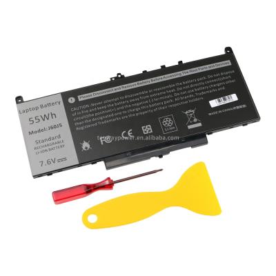 China J60J5 55Wh LAPTOP Laptop Battery For Dell Latitude E7270 E7470 R1V85 MC34Y 451-BBSX for sale