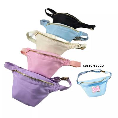 China Low MOQ National Buckle Strap Waist Bag Fanny Pack Custom Logo Printed Water Proof Men Women Running Nylon Passport Cover for sale