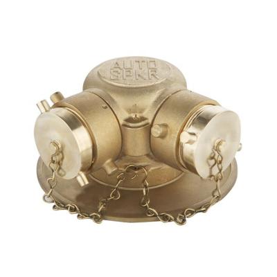 China FDC 90 Brass Water Splitter Fire Brigade Connection for sale
