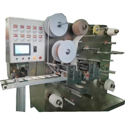 China Machinery & Hardware Full-automatic touch-screen and customizable plaster and plastering package synthesizer for making non-woven coil bandages for sale