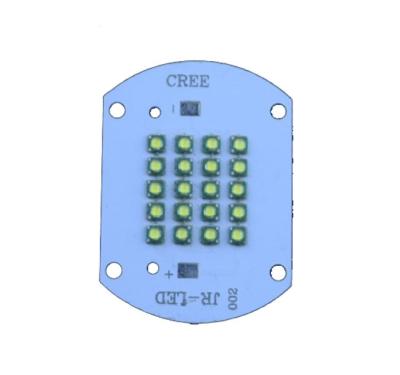 China CREE XP-G Led Street Light Components Aluminum PCB 10000LM 30-38V 3A Warm White for sale