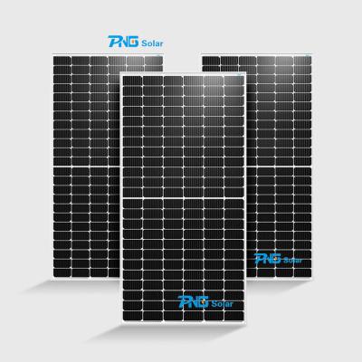 China Solar Power System 640w 650w 660W solar panel Double Glass Half Solar Cell Mono PERC Bifacial 10BB 210mm PV Module with 30 warranty years for sale