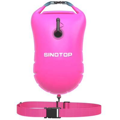 China New Design Custom Logo Swim Buoys Inflatable Buoy Water Swim Float Buoys Waterproof For Water Sport Sporting Events for sale