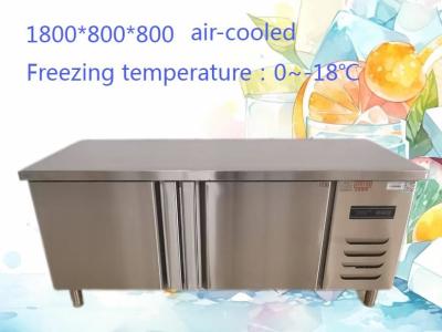 Китай 480L Двухдверный коммерческий ресторанный морозильник Гигиенический Красивый воздушно-охлаждаемый морозильник продается