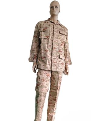 China Tactical BDU Camouflage Combat Uniform Military-Grade 65% Polyester / 35% Cotton Blend for sale