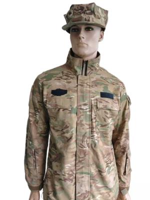 China Fashion Camo Military Jacket with Zipper & Velcro for Comfortable Wear for sale