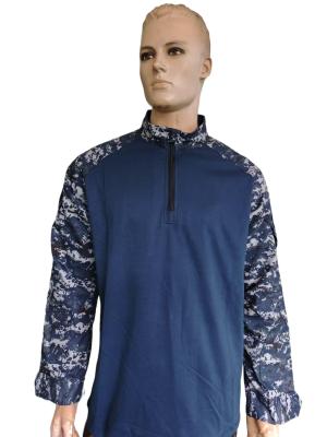 China Operator OD Blue Frog Shirt - Combatuniform met gedeeltelijke ritssluiting Te koop