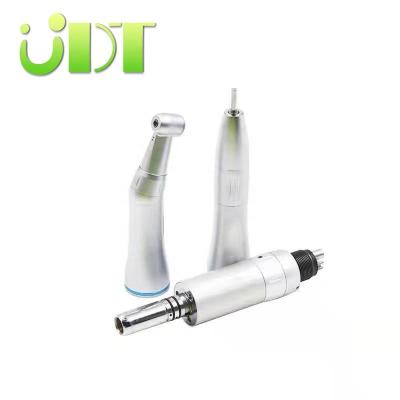 China Low Speed Handpiece Metal Handpiece Low Speed Kit Inner Water Jet Against Right Angle Thrust Air Motor for sale